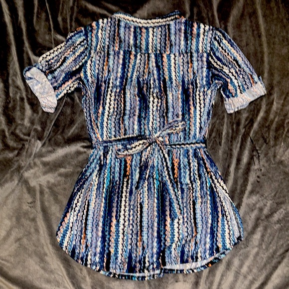 Stripey mock dress shirt - Picture 2 of 3